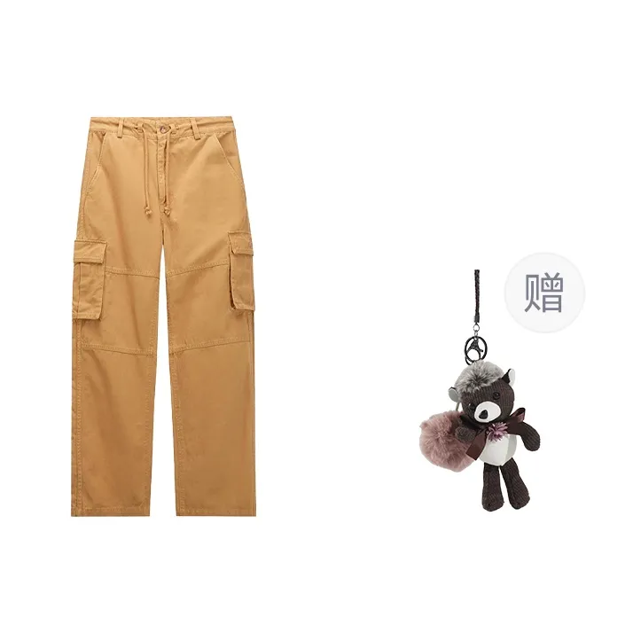 Ed Hardy Cargo Pants Women's Camel-0