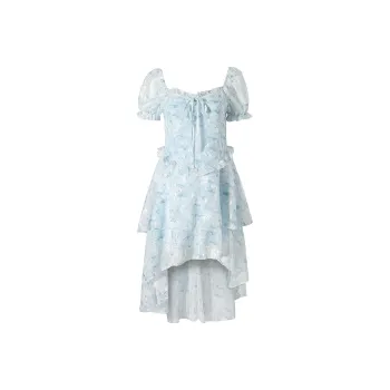JOSR Short-Sleeved Dresses Women's Blue
