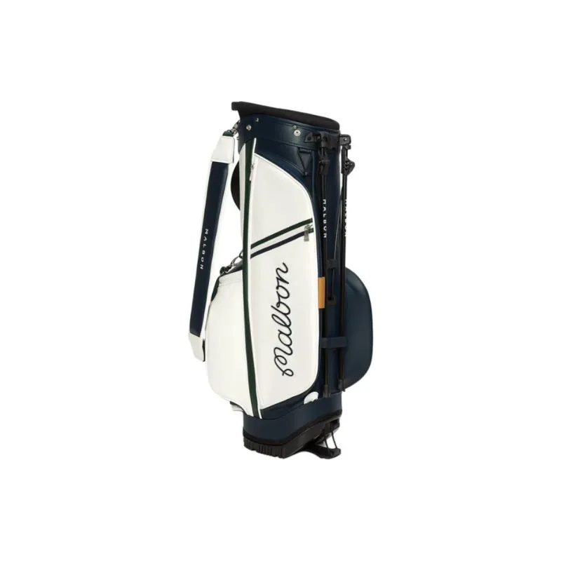 Malbon Golf Polyurethane Storage Bag Unisex White-2