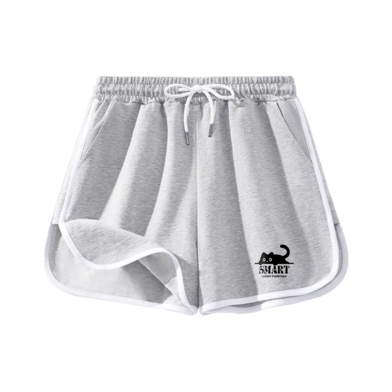 Cotton Casual Shorts Women's-3