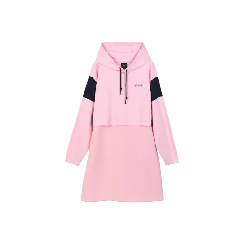 Skechers Long Sleeved Dress Women's Orchid Powder-0