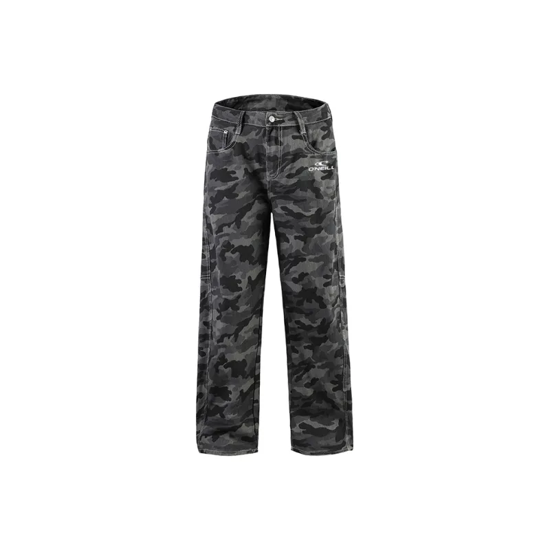 O'Neill Casual Pants Unisex Camouflage Gray-1