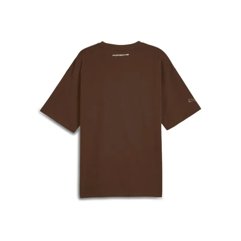 PUMA PORSCHE DESIGN PL STATEMENT GRAPHIC TEE T Shirt Men's Tan-1