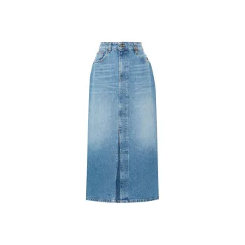 Twinset Denim Midi Skirt