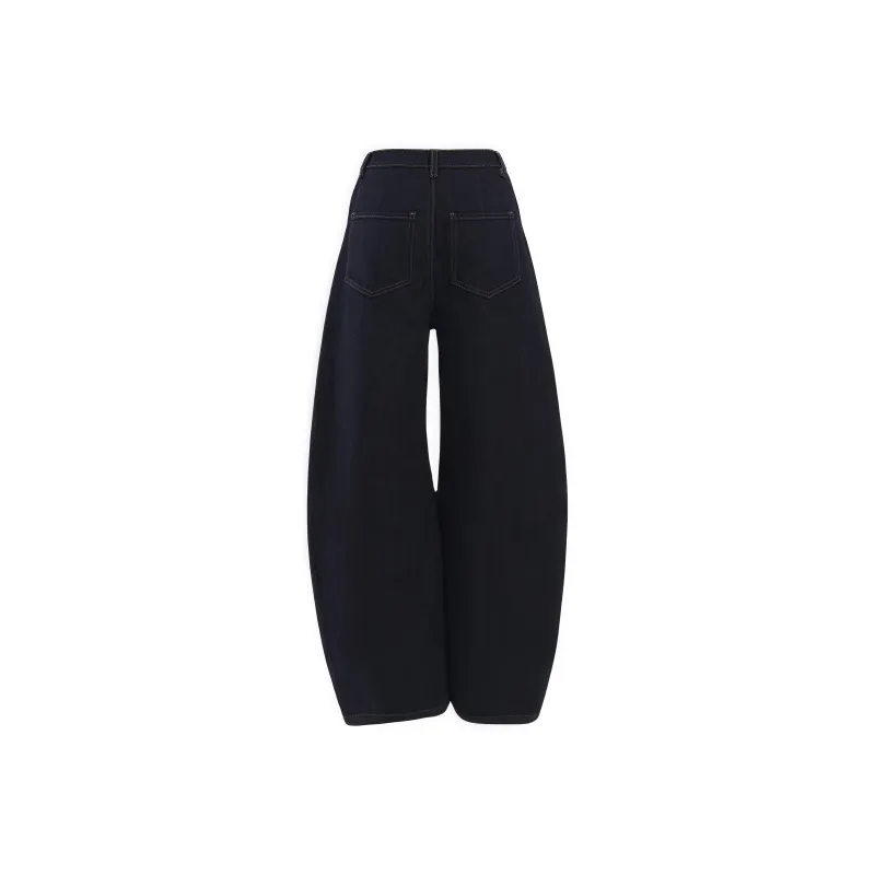 YINLEI Jeans Women's Dark Blue-1