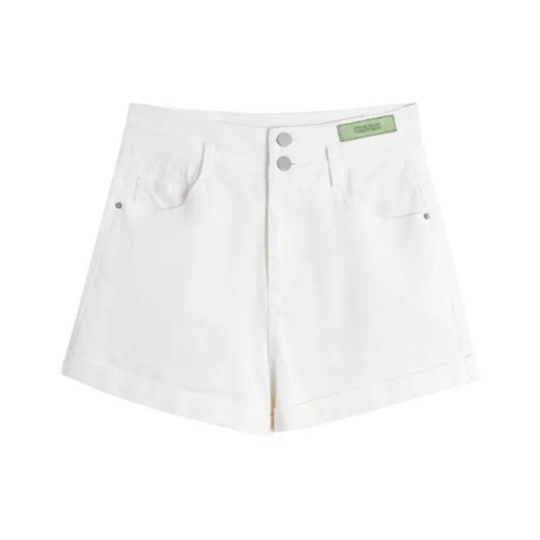 Love To Serve Casual Shorts Women's White-0