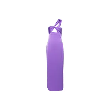 NANUSHKA Maseco Twisted Crisp Satin Maxi Dress
