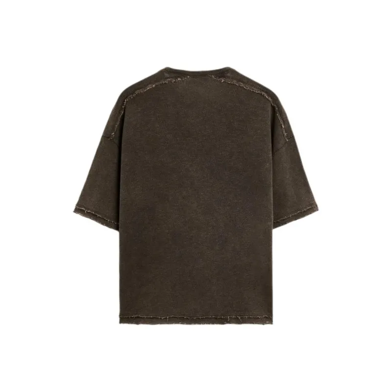 ZARA T Shirts Men Brown-1