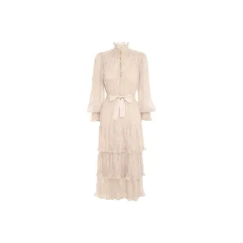 Zimmermann Long-Sleeved Dresses Women's Cream