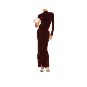 Y/Project Long-Sleeved Dresses Women's Red Brown