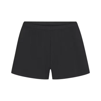 SKIMS COTTON RIB SHORT SHORT Casual Shorts Women's SOOT/Coal Gray