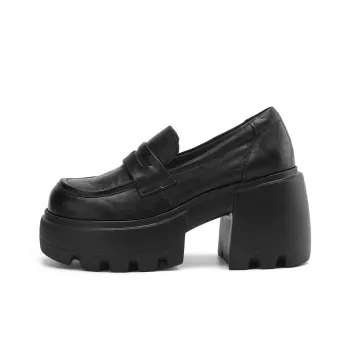 OCCAMAN Chunky Heel High Heels 8.5cm Women's