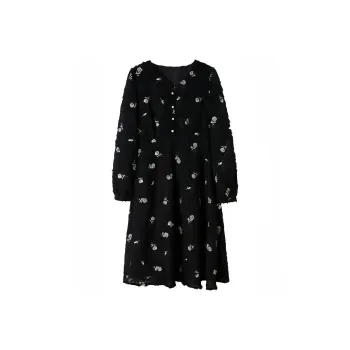 Itisf4 Long Sleeved Dress Women's Black