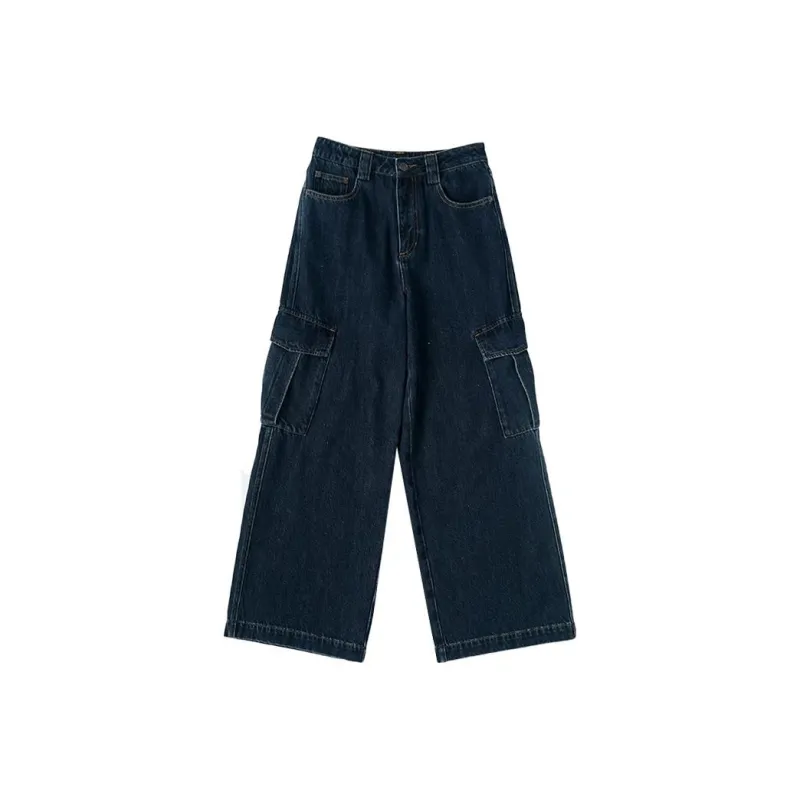 STILL WALKING Jeans Women's Navy Blue Denim-0