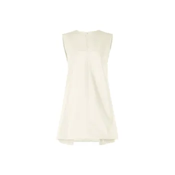 ISSEY MIYAKE Short-Sleeved Dresses Women's White