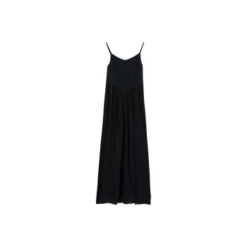 THE SEA LIFE Slip Dress Women's Black Mage