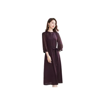 Yi Mengyuan Silk Short Sleeved Dress Women's