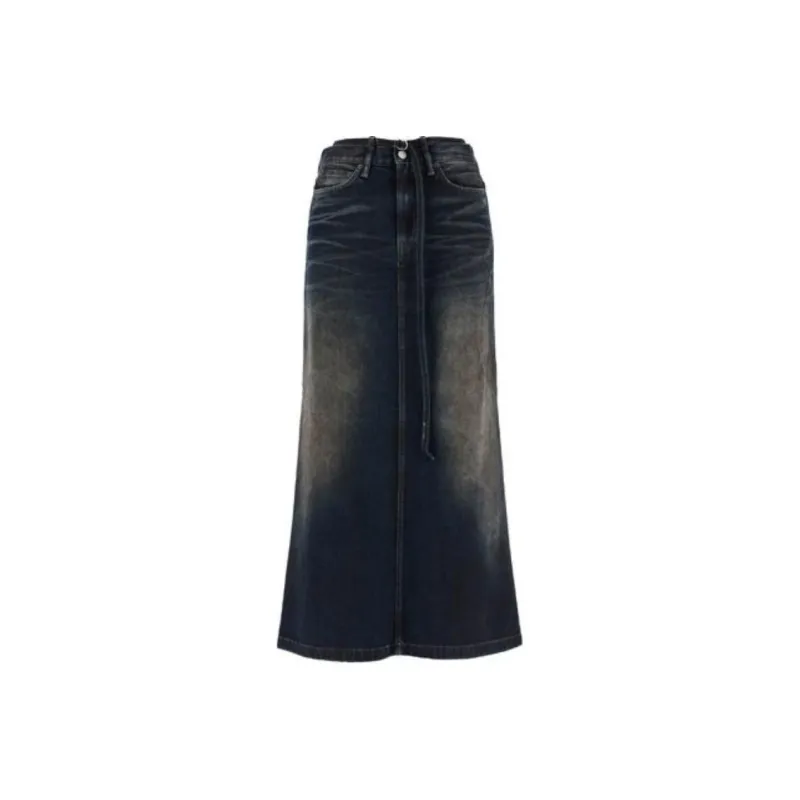 Acne Studios Belt Detailed Maxi Skirt-0