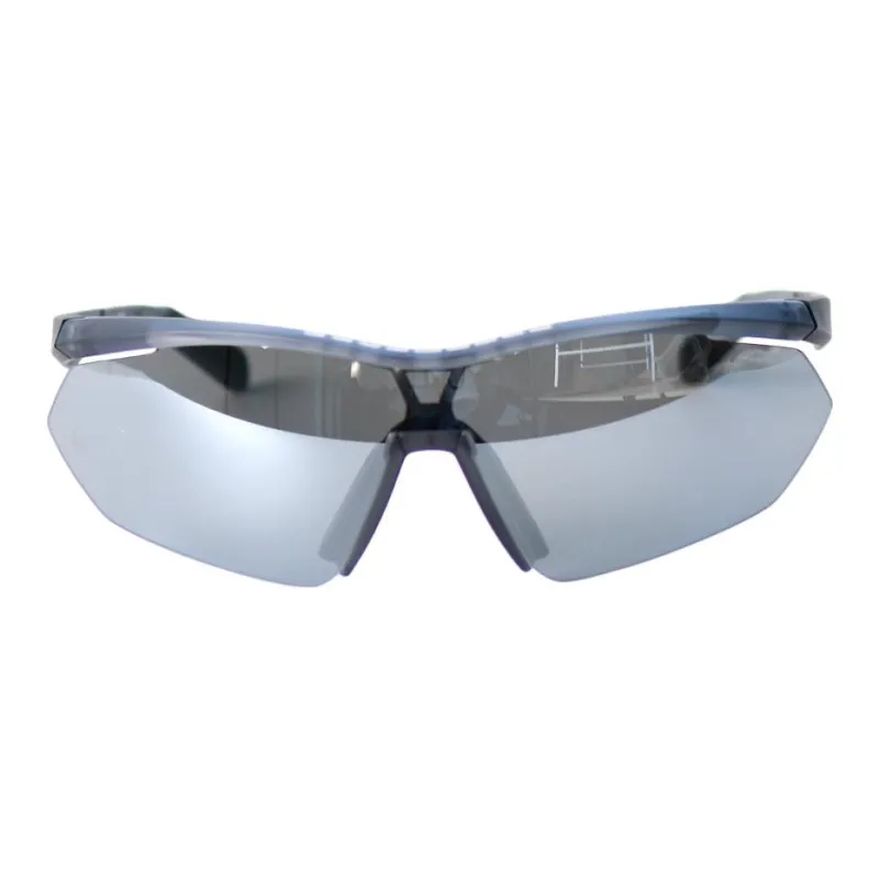 Adidas Plate Frame Plastic Irregular Shape Sunglasses Unisex Gray-1