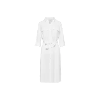 ARITZIA Babaton Utility Dress Long-Sleeved Dresses Women's White/White
