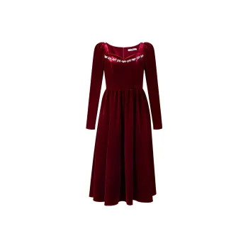 TAMMY TANGS Long Sleeved Dress Women's Red