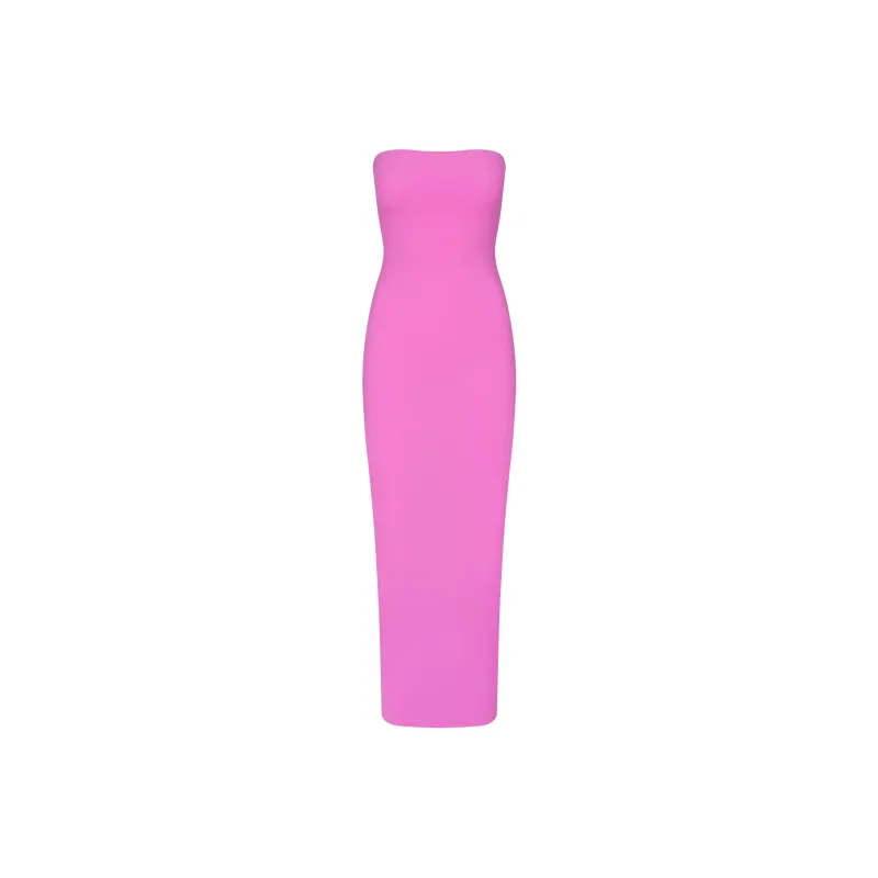 SKIMS FITS EVERYBODY TUBE DRESS Sleeveless Dress Women's NEON ORCHID/Neon Orchid-0