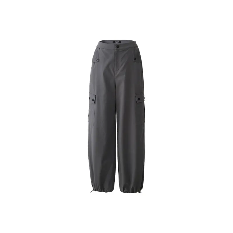 YALIDA Cargo Pants Women's Gray-0