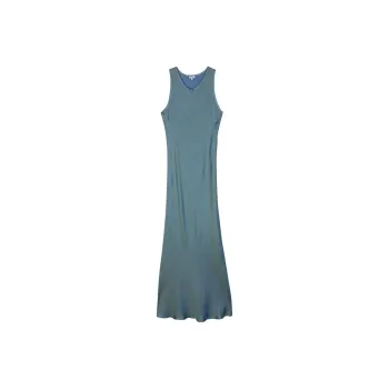 ASPESI Sleeveless Crewneck Maxi Dress