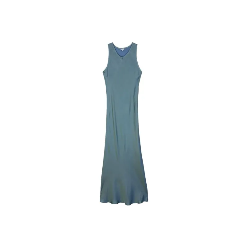 ASPESI Sleeveless Crewneck Maxi Dress-0