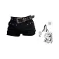 Black (with Waist Belt/Shopping Bag)
