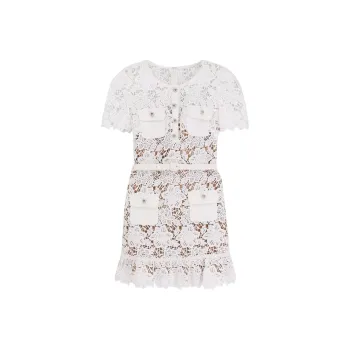 Self portrait Lace Mini Dress