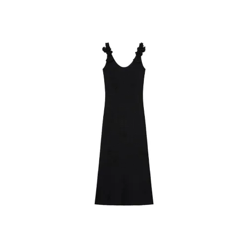 Self portrait Sleeveless Dress Women's Classic Black