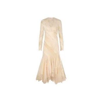 Zimmermann FW24 Long-Sleeved Dresses Women's Cream
