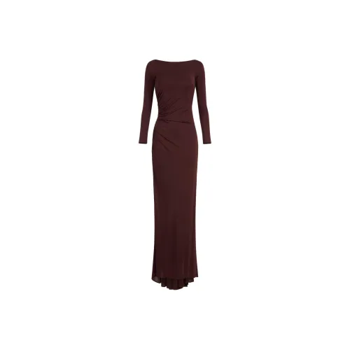 Elisabetta Franchi Draped Red Carpet Dress