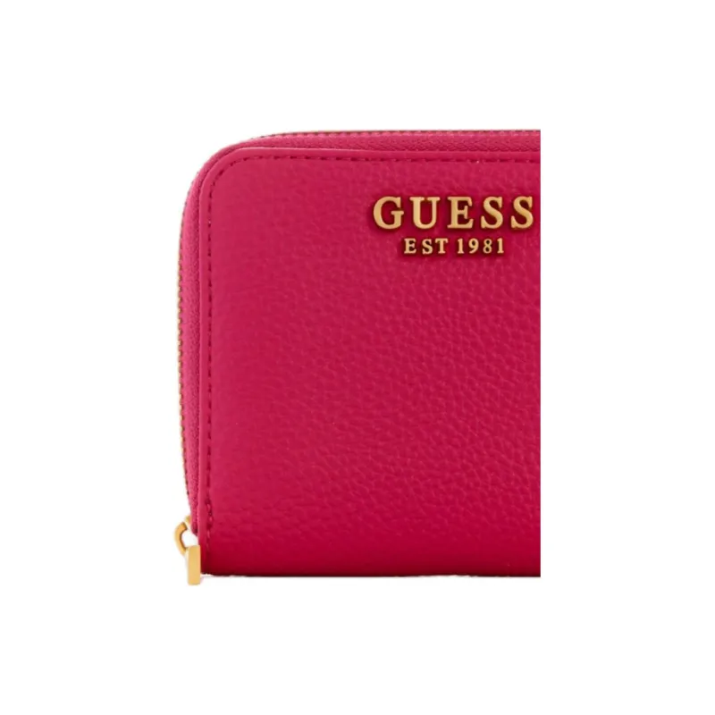 GUESS Artificial Leather Wallet Small Size Women's Fuchsia-3