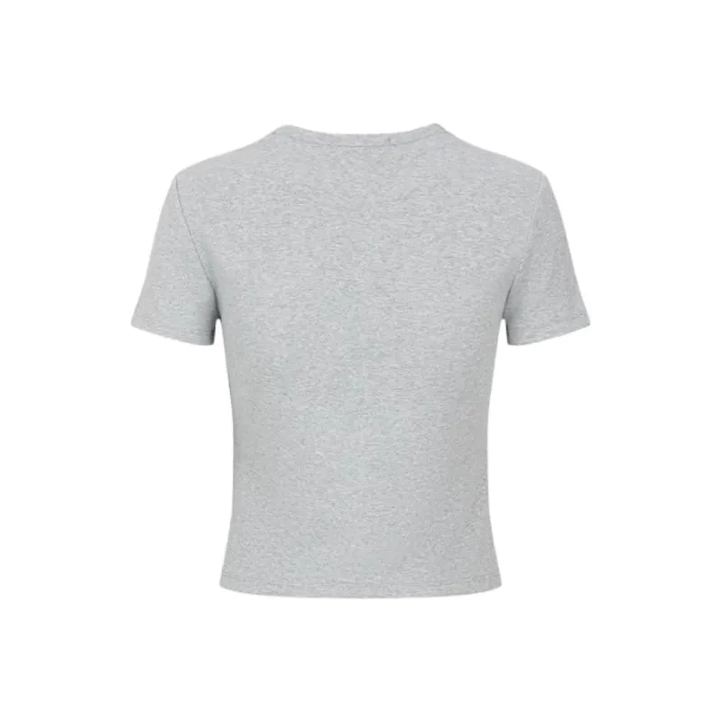 URBAN REVIVO T Shirts Women's Heather Gray-1