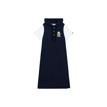B.Duck Short Sleeved Dress Women's Navy Blue