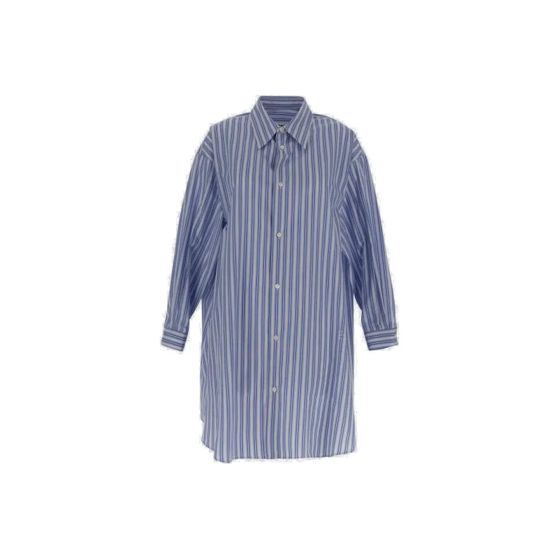 MM6 Maison Margiela Striped Shirt Dress-0