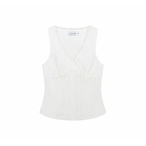 1ESS LA MODE man Tops Women's White