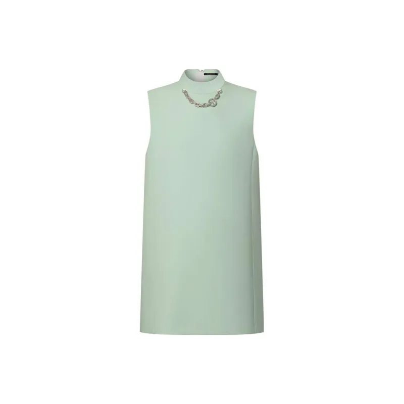 LOUIS VUITTON Mock Neck Straight Dress-0