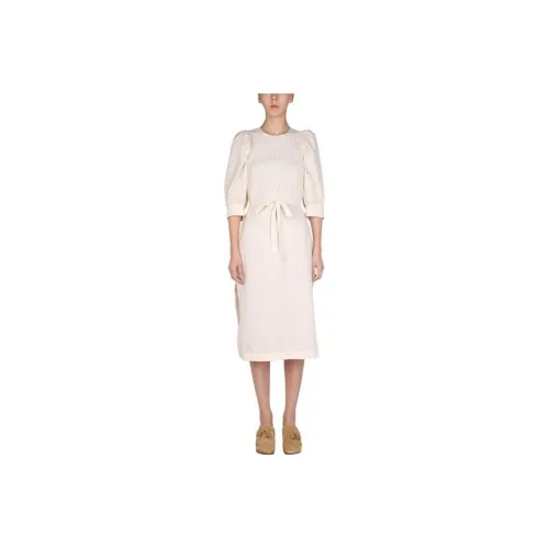 BAUM UND PFERDGARTEN Long-Sleeved Dresses Women's White
