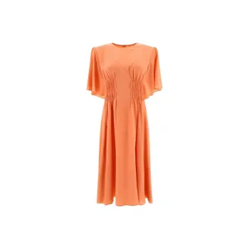 Chloé Wing Sleeved Flared Dress