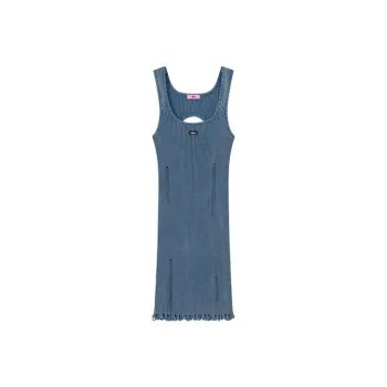 CHUU Sleeveless Dress Women's Denim Blue