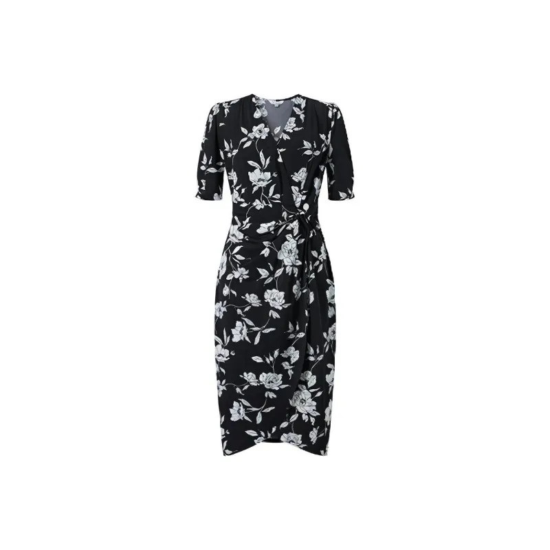 JZ. ANNAKRO Short-Sleeved Dresses Women's Heather Black-0