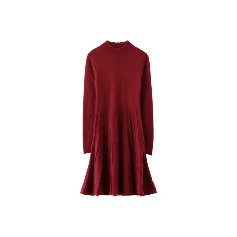 SNOWFORTE Long Sleeved Dresses Women's-3