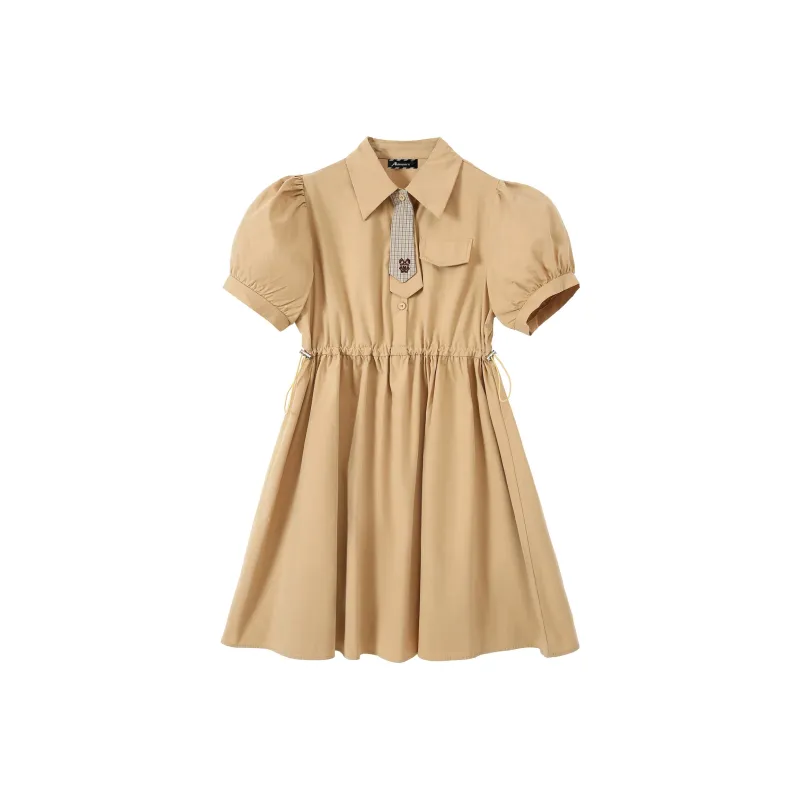 Adeworn Short Sleeved Dress Women's-2