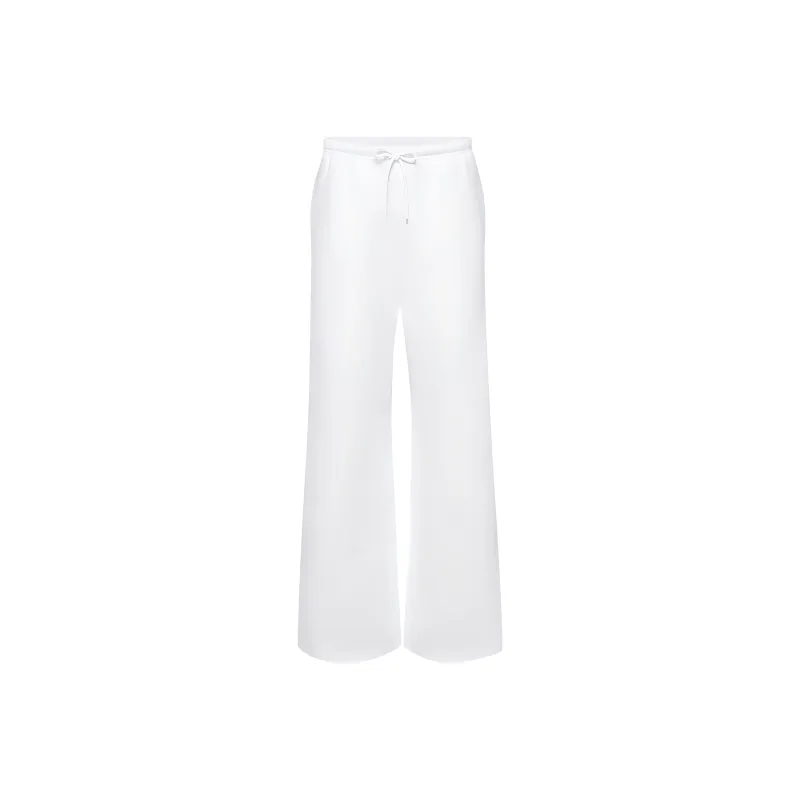 ARITZIA Cozy Sweatfleece Mega FlutterTM Sweatpant Knitted Sports Pants Women's White/White-0