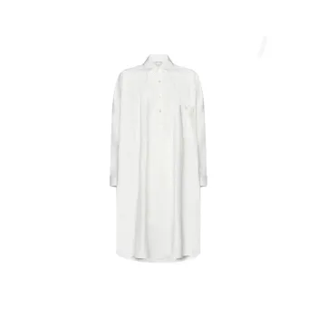 Bottega Veneta Half-Buttoned Shirt Dress