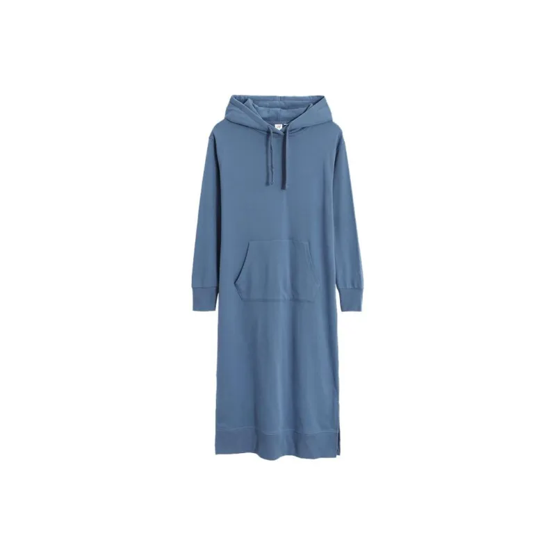GAP Long-Sleeved Dresses Women's Gray Blue-0