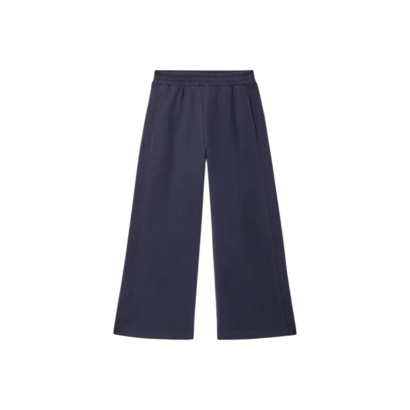 COS Knitted Sports Pants Women's Navy Blue-0